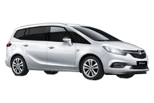 Car Hire Jarrow - Vauxhall Zafira 7-Seater - Minibus hire Jarrow